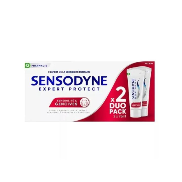 Dentifrice Sensibilité et Gencives Sensodyne - lot de 2 tubes de 75 ml