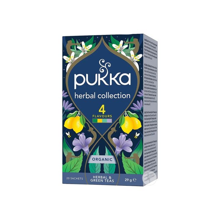 Collection de plantes 4 variétés Pukka - une boite de 20 sachets