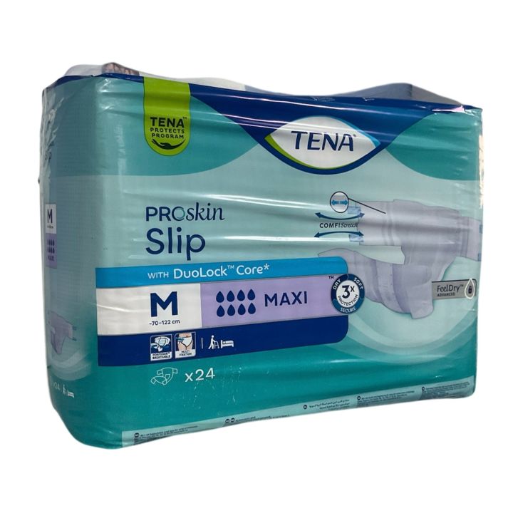 Proskin Slip Couches adultes maxi taille M Tena - sachet de 24 changes complets