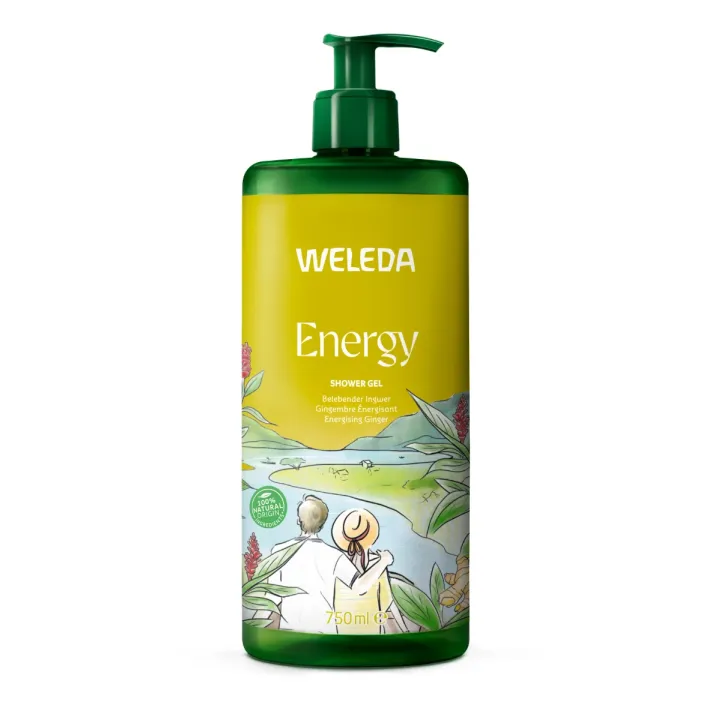 Gel douche energy Weleda - flacon-pompe de 750ml