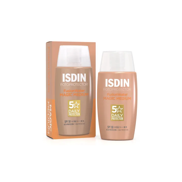 Fotoprotector fusion water magic medium Isdin - Flacon de 50ml