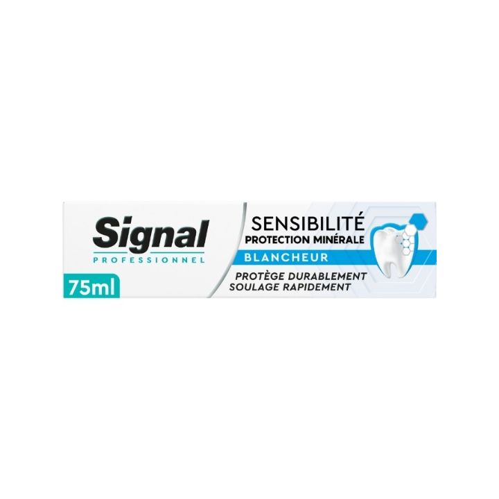 Dentifrice sensibilité protection minérale blancheur Signal - tube de 75ml
