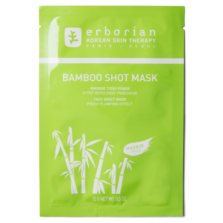 Bamboo shot mask Erborian - sachet de un masque 