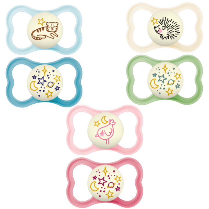 Sucette Supreme nuit 6+ mois MAM - boîte de 2 sucettes