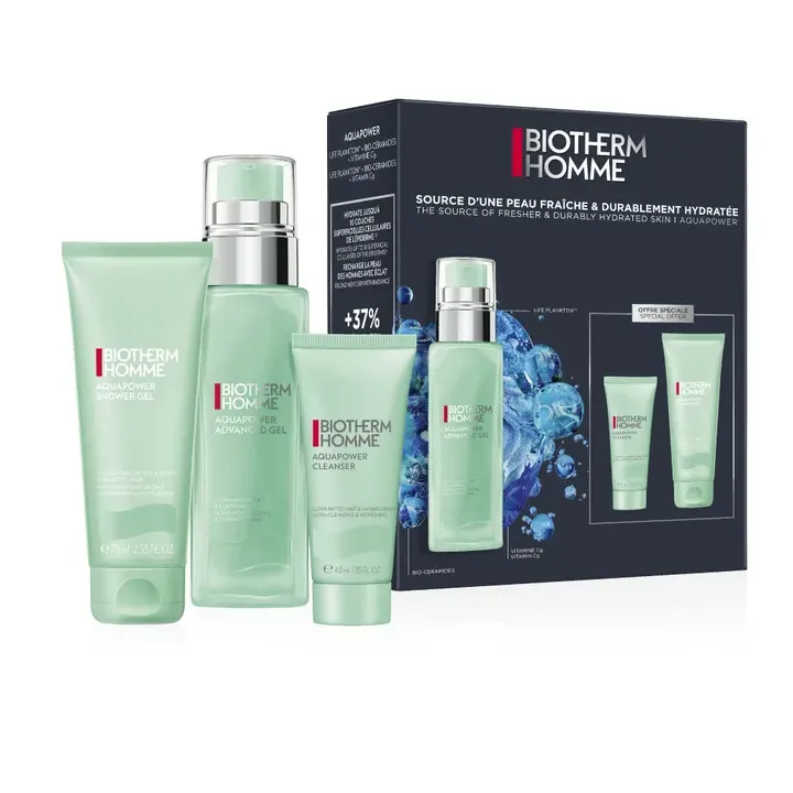 Aquapower Coffret hydratation homme Biotherm - coffret de 3 produits