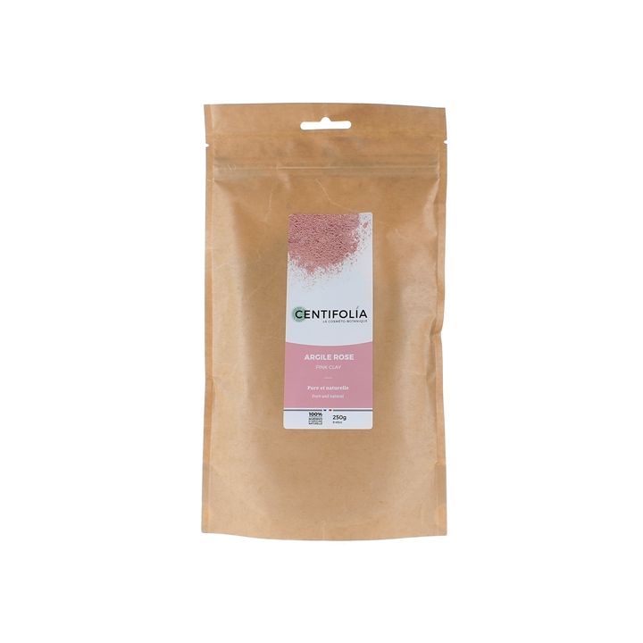 Argile rose Centifolia - sachet de 250g