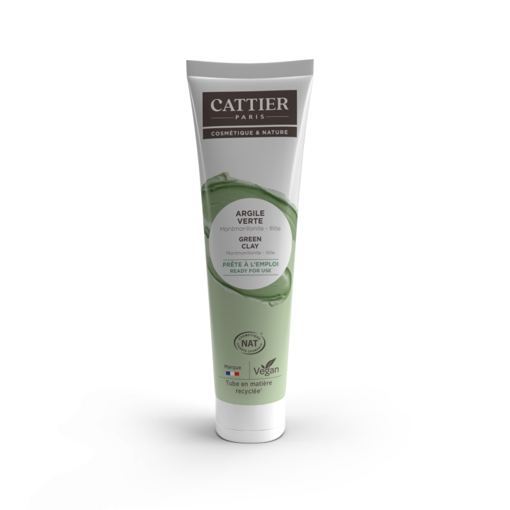 Argile verte prête à l'emploi Cattier - tube de 100 ml