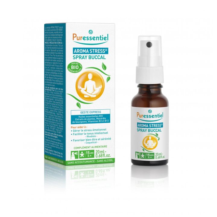Aroma stress bio Puressentiel - spray de 20ml