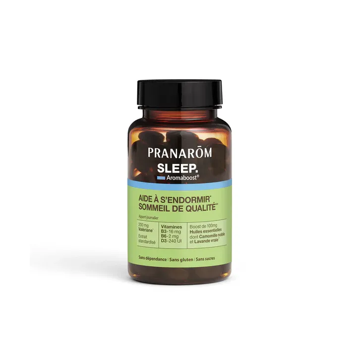 Aromaboost Sleep sommeil Pranarôm - pot de 60 capsules