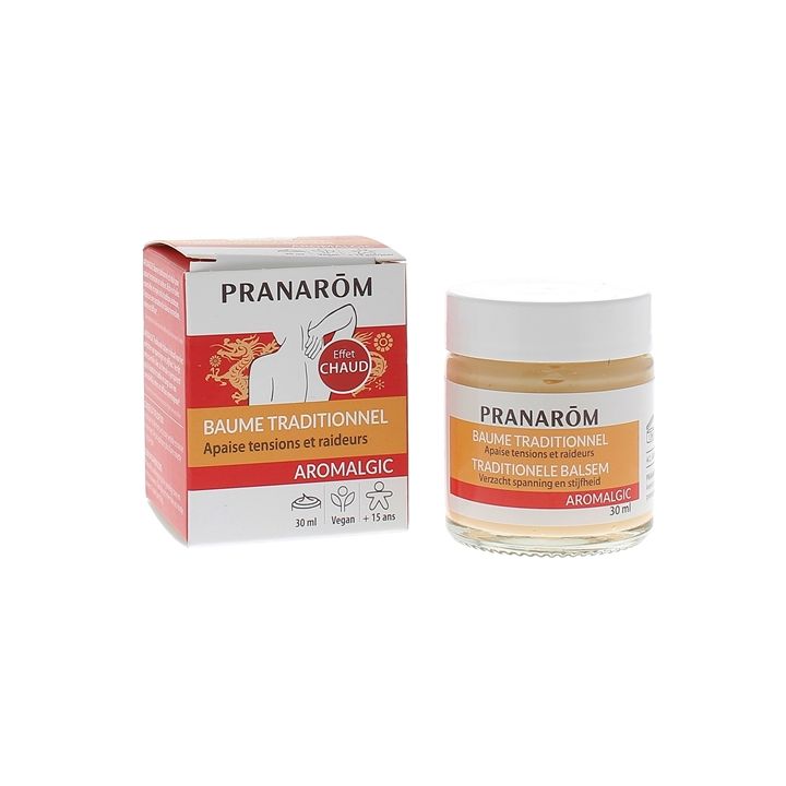 Aromalgic Baume traditionnel tensions et raideurs Pranarôm - pot de 30 ml