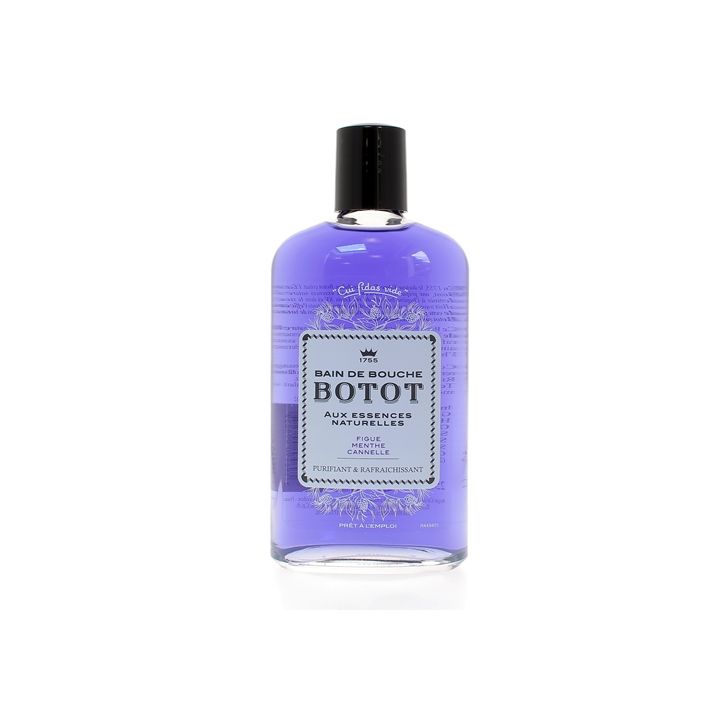 Bain de bouche Figue menthe cannelle Botot - flacon de 250 ml