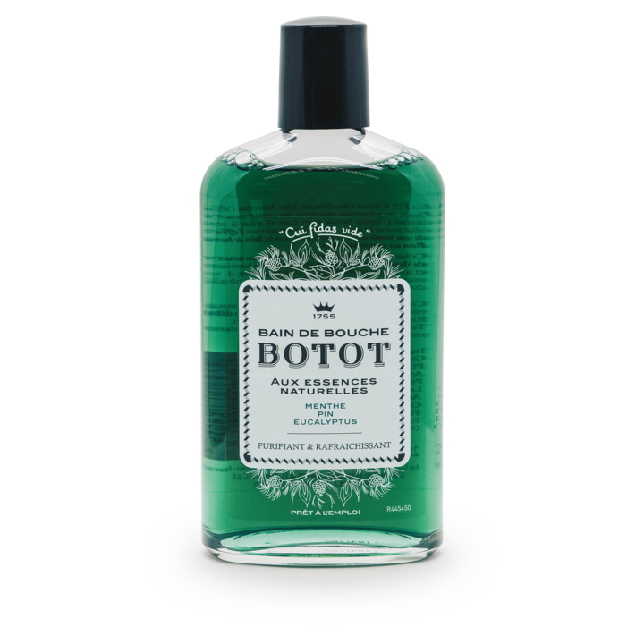 Bain de bouche Menthe Pin Eucalyptus Botot - flacon de 250 ml