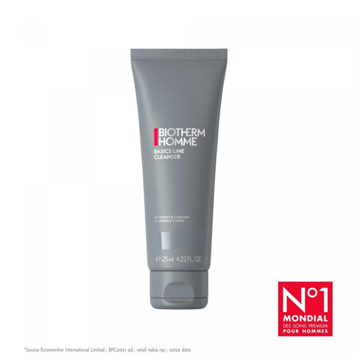 Basics Line Nettoyant & tonifiant homme Biotherm - tube de 125 ml