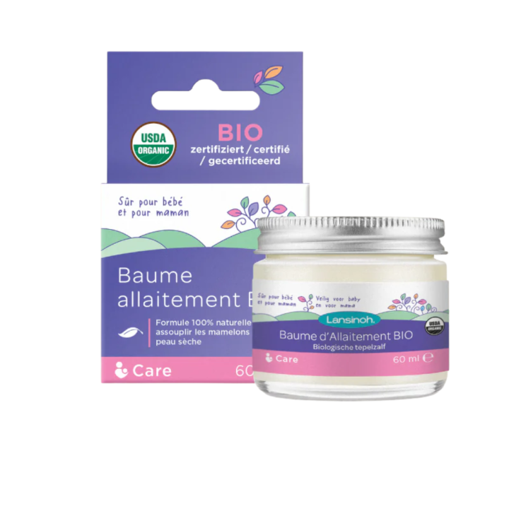 Baume d'allaitement bio Lansinoh - pot de 60ml