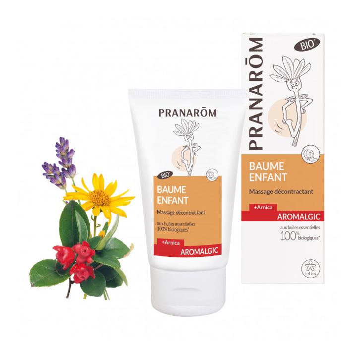Baume enfant Massage décontractant Pranarôm - tube de 40 ml