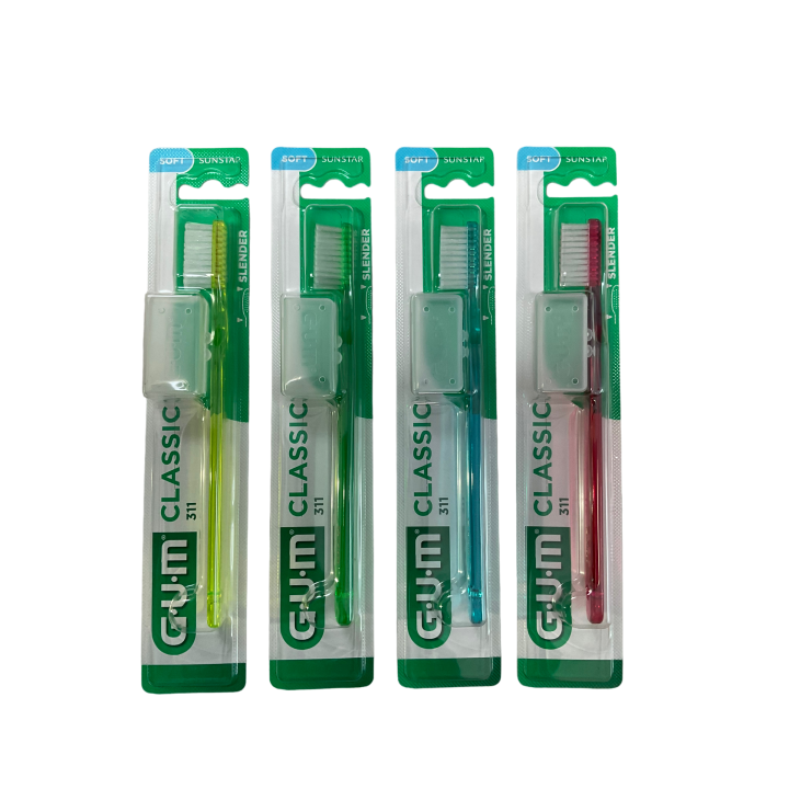 Brosse à dents Classic 311 souple GUM - une brosse à dents