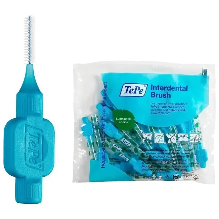 Brossettes interdentaires originales bleu taille 3 (0.6 mm) TePe - 20 brossettes