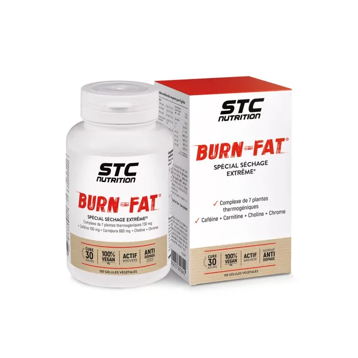 Burn Fat STC Nutrition - boite de 120 gélules