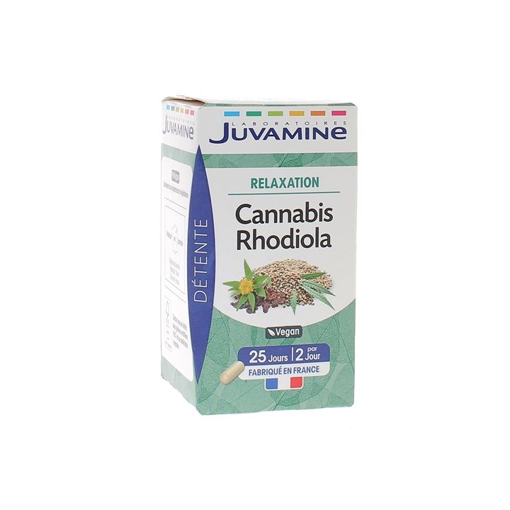 Cannabis Rhodiola Juvamine - boîte de 50 gélules