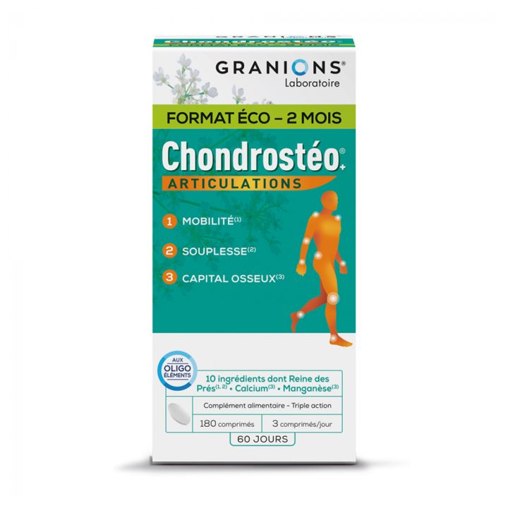 Chondrostéo+ Articulations Granions - boîte de 180 comprimés