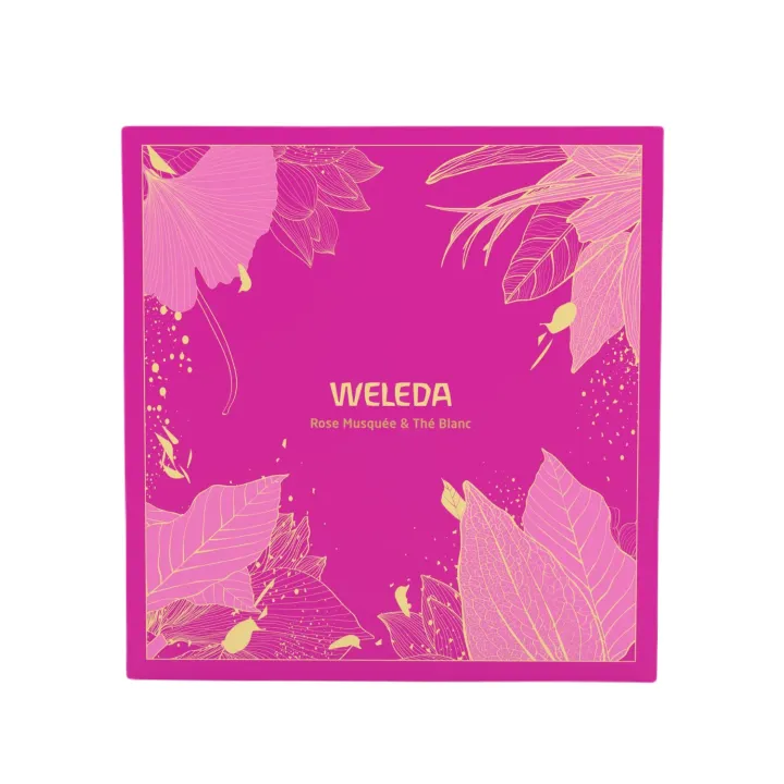 Coffret Rose Musquée et Thé Blanc Weleda - coffret 2 produits