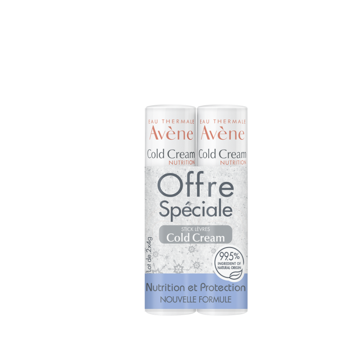 Cold Cream stick lèvres nourrissant Avène - 2 sticks lèvres