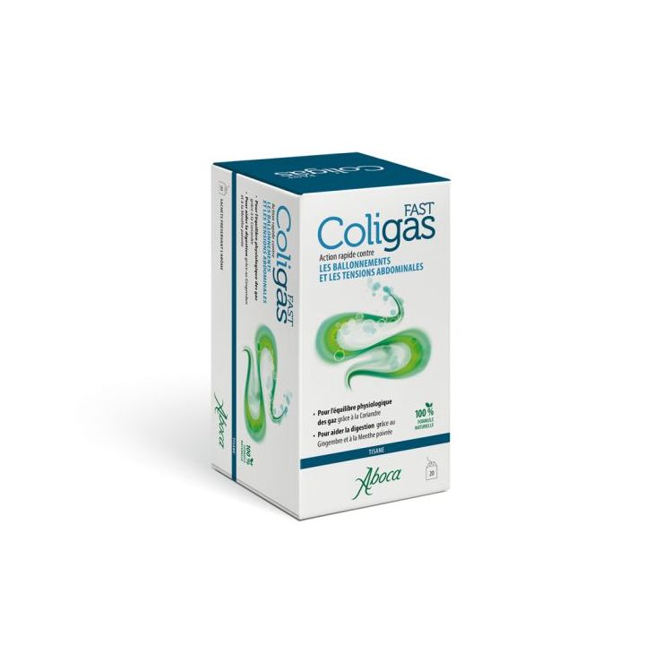 Coligas fast Tisane Aboca - boîte de 20 sachets