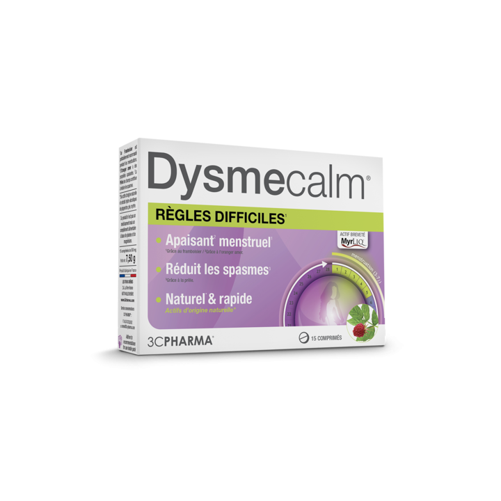 Dysmecalm règles difficiles 3C Pharma - boite de 15 comprimés
