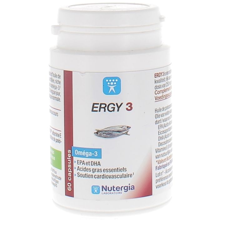 Ergy 3 Nutergia - boite de 60 capsules