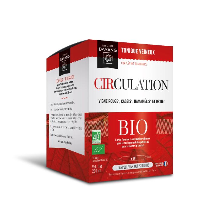 Complexe circulation Bio Dayang - boîte de 20 ampoules