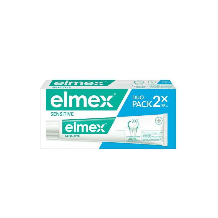 Dentifrice Sensitive Elmex - lot de 2 tubes de 75 ml