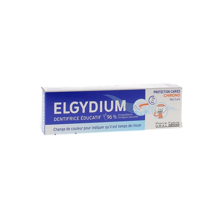 Dentifrice éducatif chrono enfants Elgydium - tube de 50ml