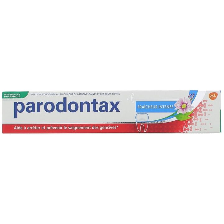 Dentifrice fraîcheur intense Parodontax - tube de 75 ml
