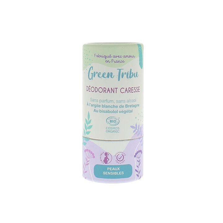 Déodorant Caresse bio Green Tribu - stick de 50 g