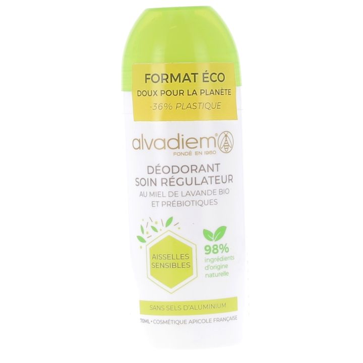 Déodorant soin régulateur bio Alvadiem - roll-on de 70 ml