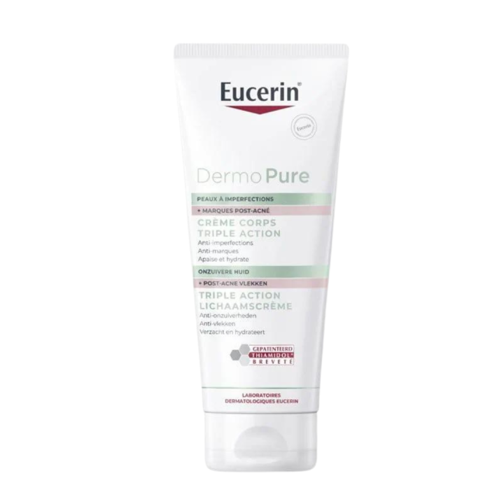 Dermopure Crème corps triple action Eucerin - tube de 200ml