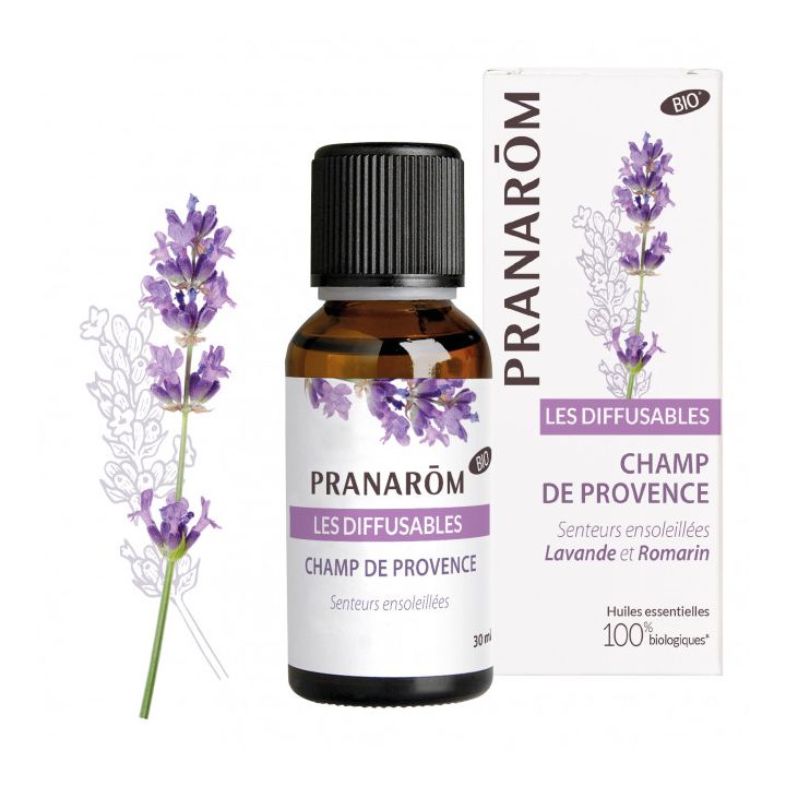 Diffusable Champ de Provence Bio Pranarôm - flacon de 30 ml