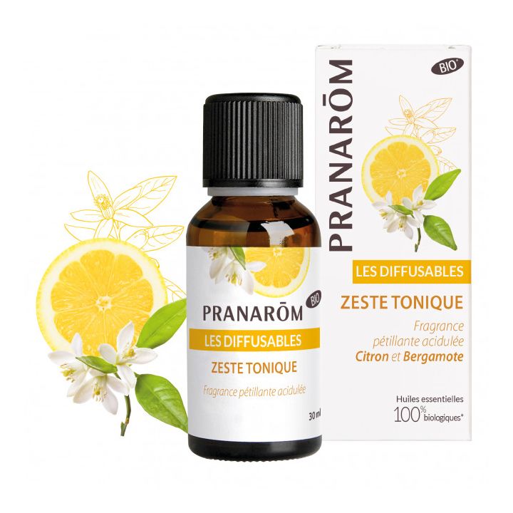 Diffusable Zeste Tonique Pranarom - flacon de 30 ml