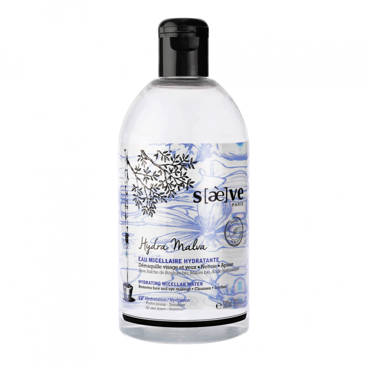 Eau Micellaire Hydratante Hydra Malva Saeve - flacon de 500ml