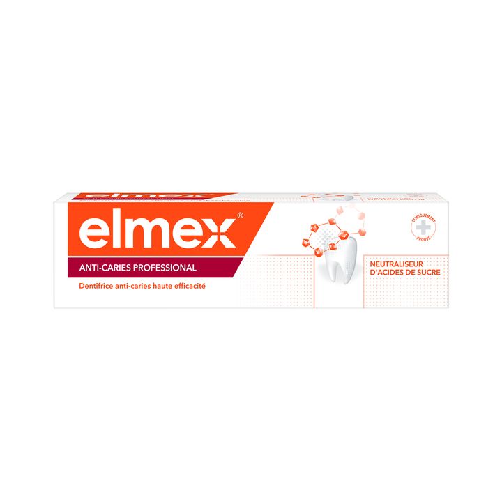 Dentifrice anti-caries professional Elmex - tube de 75 ml