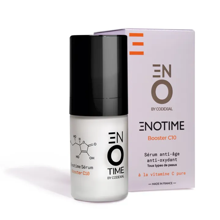 Enotime Booster C10 sérum anti-oxydant ENO laboratoire Codexial - flacon-pompe de 15ml