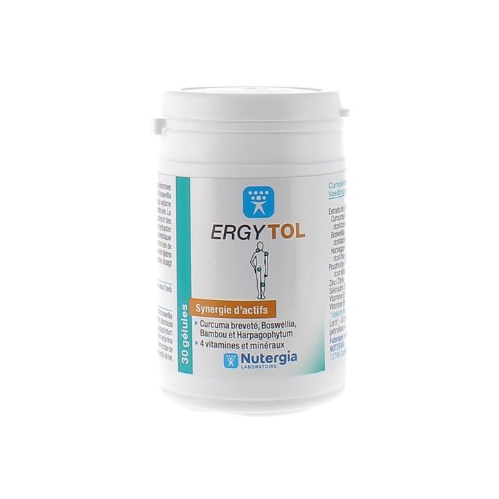 ErgyTol Nutergia - flacon de 30 gélules