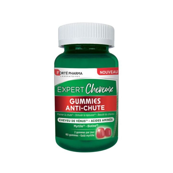 Expert cheveux anti-chute Forté Pharma - pot de 60 gummies