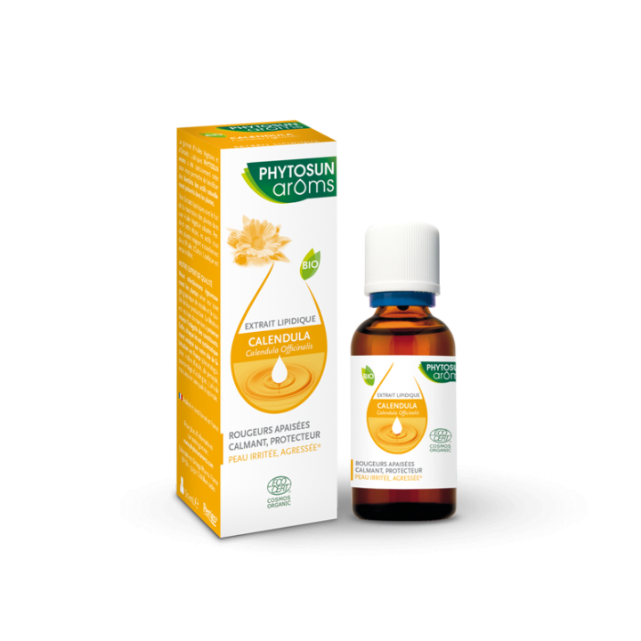 Extrait lipidique Calendula bio Phytosun arôms - flacon de 50 ml