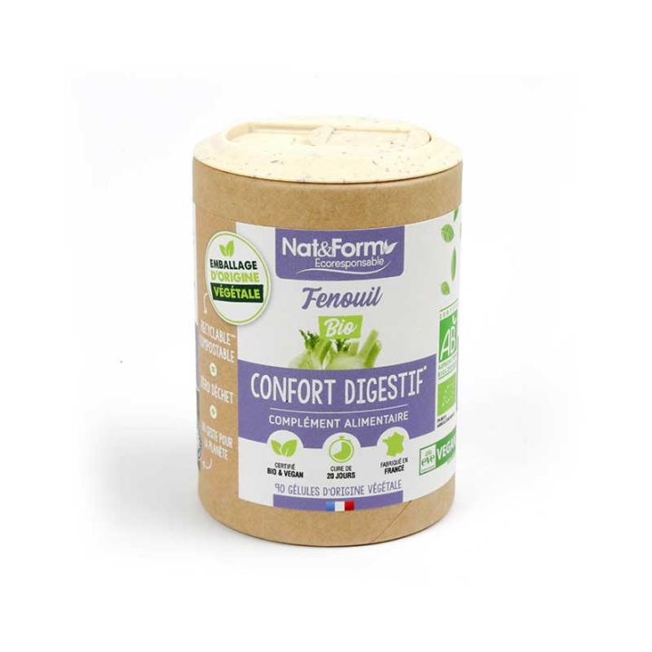 Fenouil Ecoresponsable Nat&Form - boite de 60 gélules