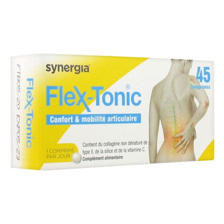 Flex-tonic confort articulaire Synergia - boîte de 45 comprimés