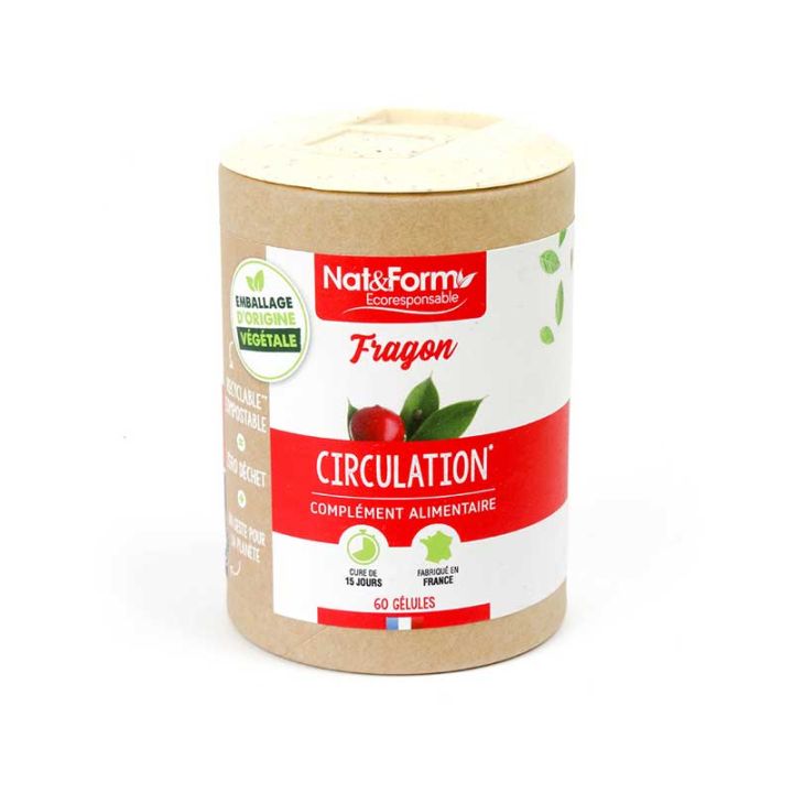 Fragon Ecoresponsable Nat&Form - boite de 60 gélules
