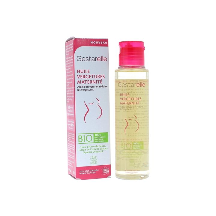 Gestarelle Huile vergeture maternité bio - flacon de 100 ml
