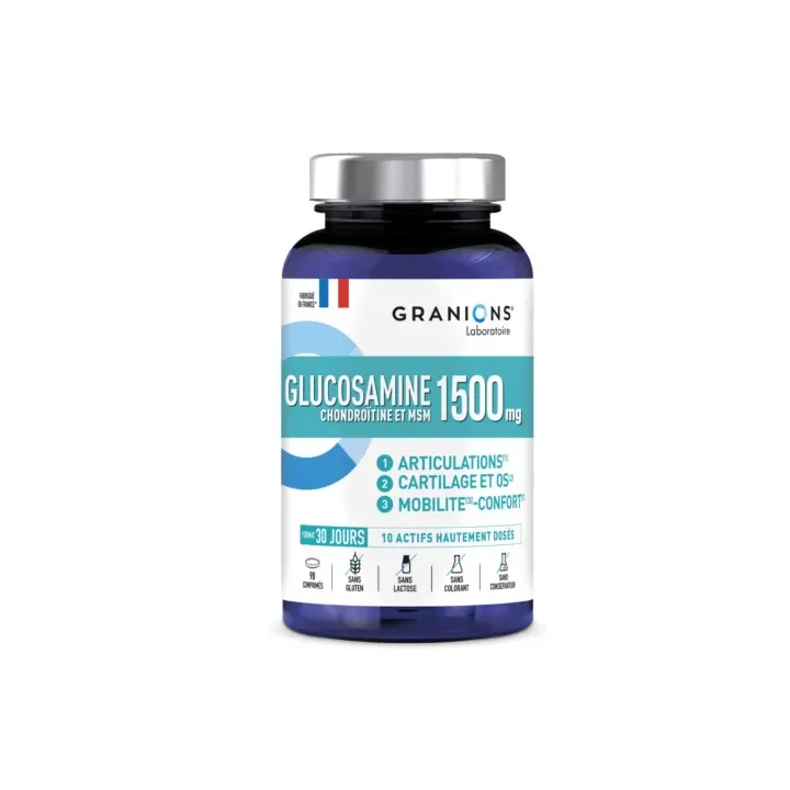 Glucosamine 1500mg Granions - pot de 90 comprimés
