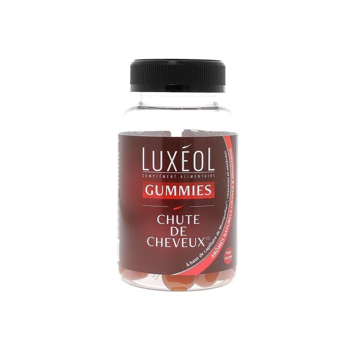 Gummies Chute de cheveux Luxéol - pot de 60 gummies